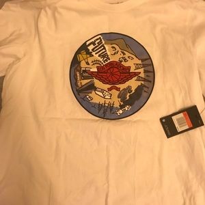 Air Jordan red wings t shirt los pabo size L